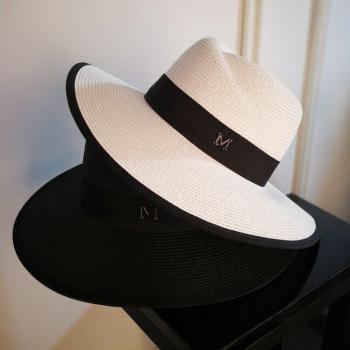 Sombrero de playa irregular con brillo