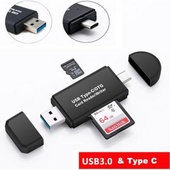 USB 3.0 Type C Micro SD Card Reader