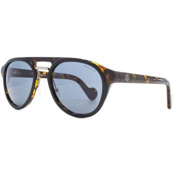 Occhiali da Sole Moncler ML0020 05V Blu Havana Unisex 54 MM