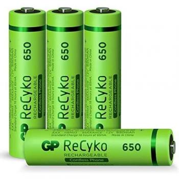 X4 GP ReCyko NiMH Akkus AAA 650mAh DECT-Telefon Akku