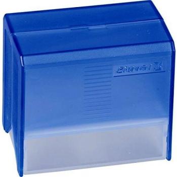 Karteibox A8 gefüllt transparent