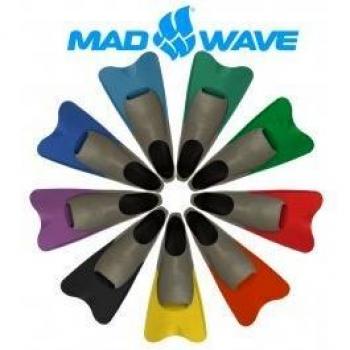 Madwave SplashSprint Yellow Pool Fins EU 30‑33 Unisex