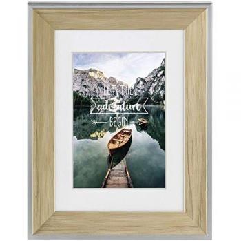Hama, Bilderrahmen, Kunststoffrahmen Sierra, Natur, 2 (13 x 18 cm)