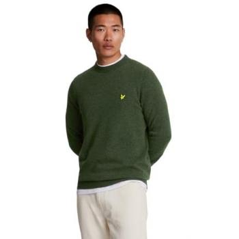 Jersey Verde de Cuello Redondo para Hombre - Lyle & Scott
