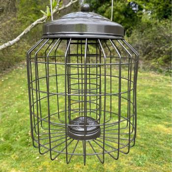Grey Heavy Duty Squirrel Proof Bird Feeder