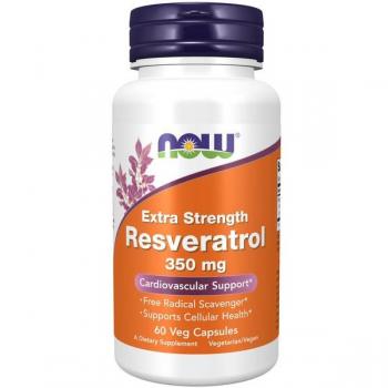 Supplément Resvératrol NOW Foods 350 mg – 60 Gélules Bio