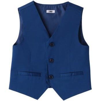 Gilet Elegante Cotone Blu Ido per Bambino