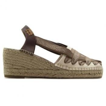 Sandalias de cuña de tejido para mujer Toni Pons