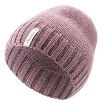 Bonnet Pastel Violet en laine d’agneau