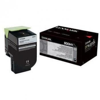 Original Lexmark 80C0H40 / 800H4 Toner gelb