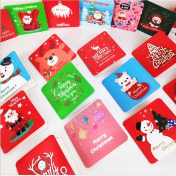 50-Piece Kawaii Christmas Greeting Card Collection