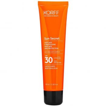 Korff sun secret latte solare protettivo/anti-age corpo 100ml spf30