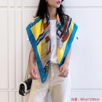 Imitation Silk Scarf for Women - Super Large Travel Accessory