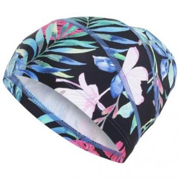 All‑In‑One Fashy Fabric Black Swim Cap