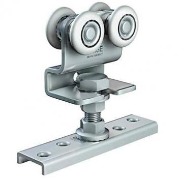 OMGE Carrello regolabile 4 ruote MM 24 con piastra e perno (38628)