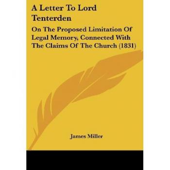 A Letter To Lord Tenterden