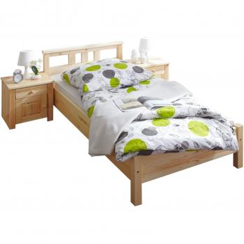 Ticaa Doppelbett Merci Kiefer Natur