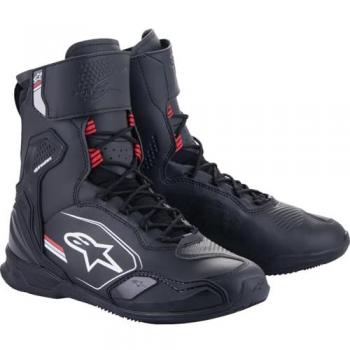 Motorradstiefel Alpinestars Superfaster Schwarz-Grau-Hellrot
