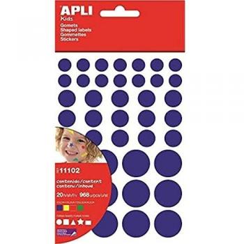 Apli Gomets Rimovibili - Set di 864 Stickers