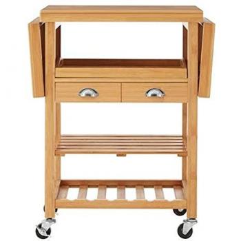 Premier Housewares Bamboo Kitchen Trolley