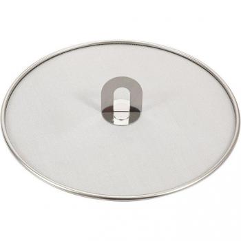 33cm Stainless Steel Frying Pan Splatter Guard
