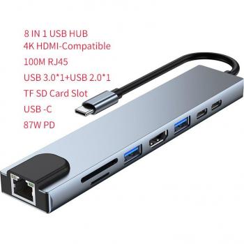 Conector Multiport 4K+RJ45