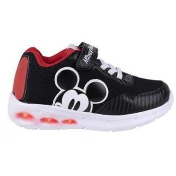 Svarta LED Sportskor med Mickey Mouse