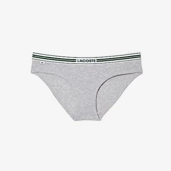 Slip Lacoste Heritage Logo grigio - XL