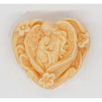 Mother and Child Heart Silicone Soap and Candle Mold