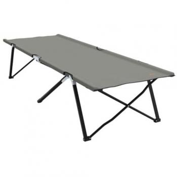 Letto da campeggio vidaXL Sklopivi grigio 206x76x74 cm con tela Oxford e struttura in metallo