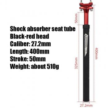 LUNJE Damping Seatpost for MTB Road Bike 27.2/30.9/31.6mm