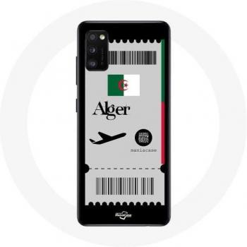 Coque Samsung Galaxy A41 Thème Billet d'avion Algérie