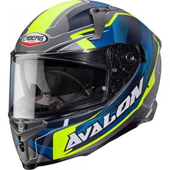 Caberg Avalon X Optic Helm - Grau Gelb - Größe L - Herren