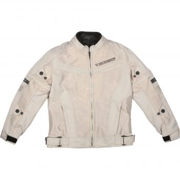 Modeka Kinder Motorradtextiljacke X‑Vent – Grau S 152
