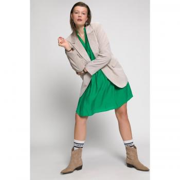 Blazer plus size in velluto a coste marrone 56/58 donna