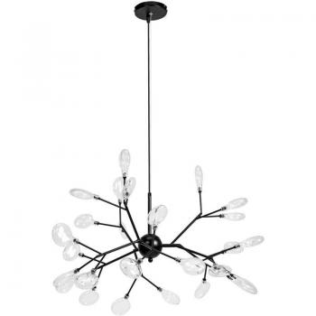 Lámpara de Suspensión TOOLIGHT APP590-CP Árbol 27 Negro, 27 Luz G4 70×70×60 cm