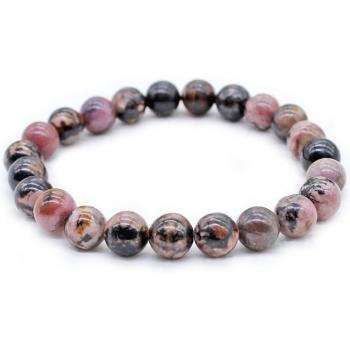 Pulsera de Rodonita Negra – Joyería Natural