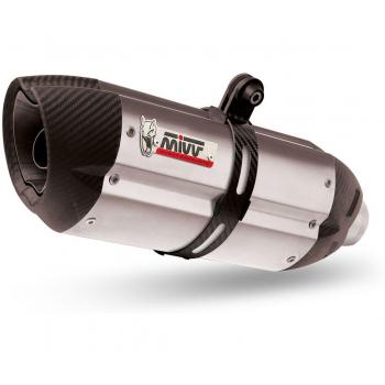 Terminale Audio Mivv Inox‑Carbonio per BMW K 1200 R