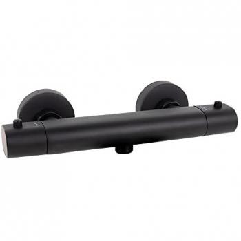 Grifo termostático para ducha negro mate Kerch