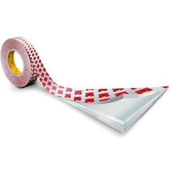 M Doppelseitiges Klebeband 9088-200, 25 mm x 50 m, Transparent (9-er Pack)