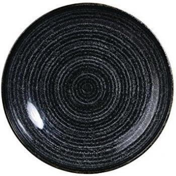 Churchill Studio Prints Charcoal Black Coupe Dish 248mm