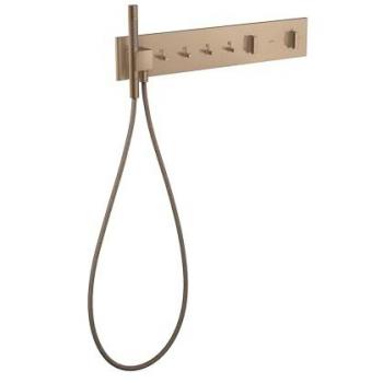 Controlador de Temperatura Hansgrohe Axor Brushed Red Gold para 4 Consumidores