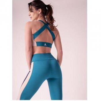 Legging Anaissa Ocean Deportivo Alto Rendimiento