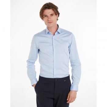Camisa Slim Fit de Lunares para Hombre Calvin Klein