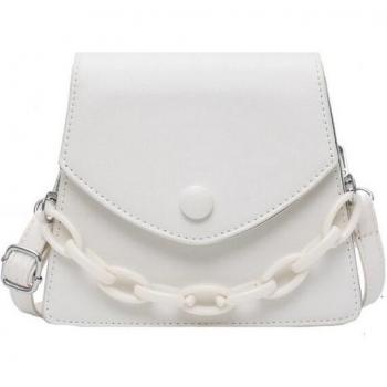 Dihope Ladies Solid Color Crossbody Handbag