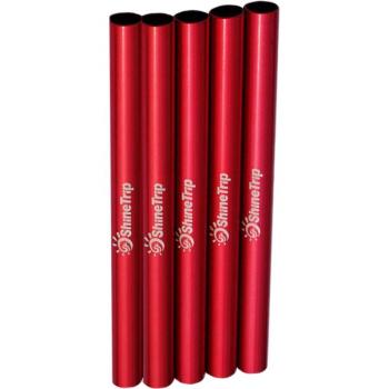5x Aluminium Zeltstangen Reparatur Schiene Notfall 7,9-8,5mm