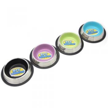 Comedero Acero Inoxidable Antideslizante 900 Ml - Azul