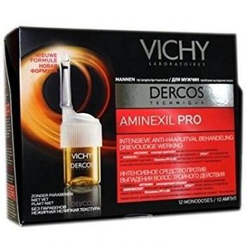Dercos Aminexil Trattamento Anti-Caduta Intensivo Tripla Azione Uomo 12 Fiale
