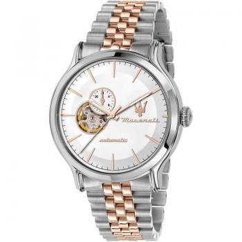 Maserati Reloj Hombre Analógico Automático con Correa de Acero Inoxidable R8823118008