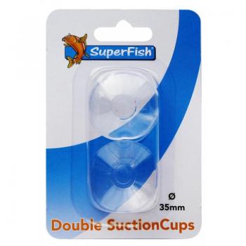 Superfish - Dubbel Zuigers Transparant 35mm - 2st